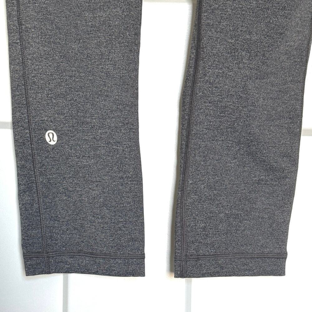 Lululemon Speed Up Crop (21") Womens Size 4 Heathered Black - Picture 5 of 7